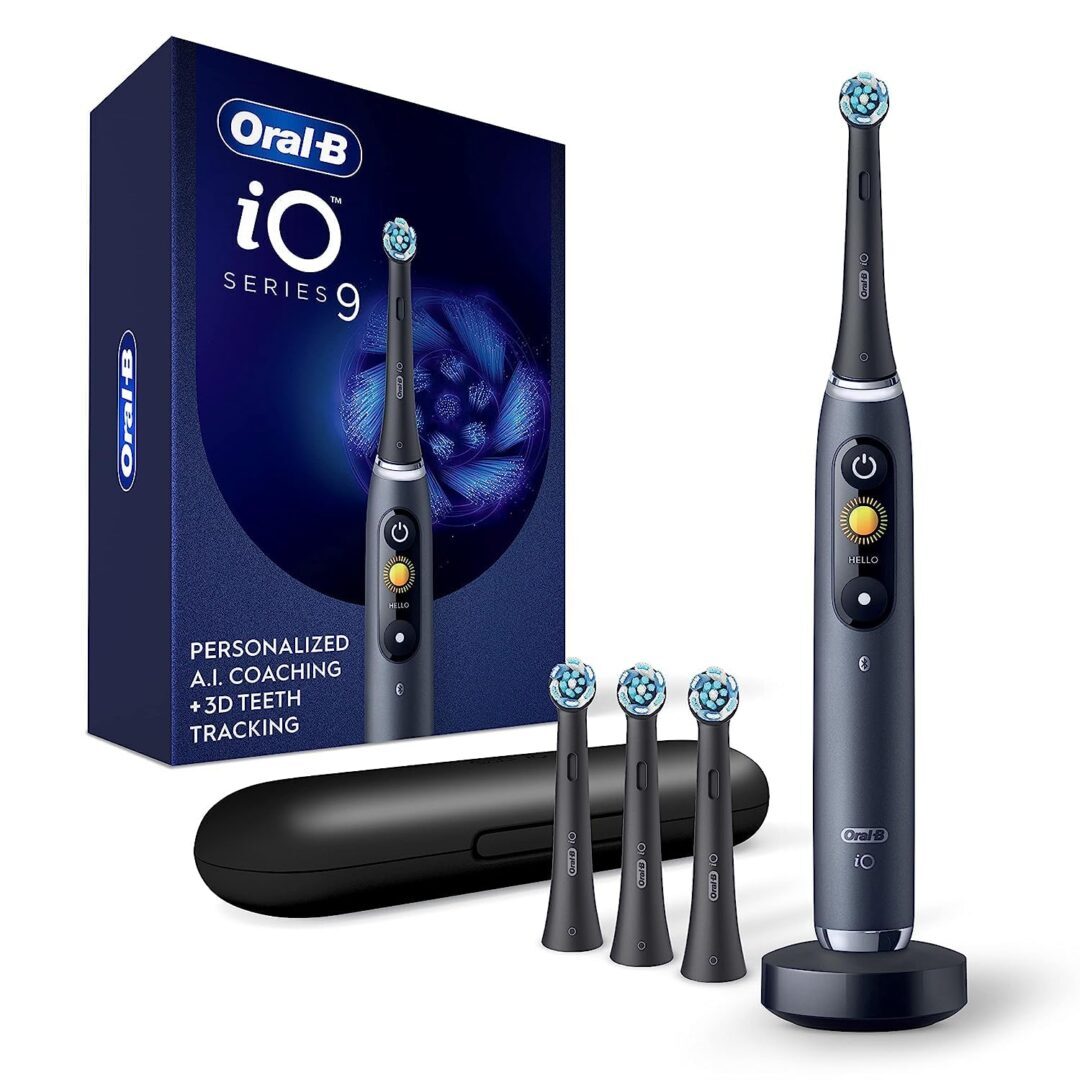 A picture of the oral b io series 9 electric toothbrush.